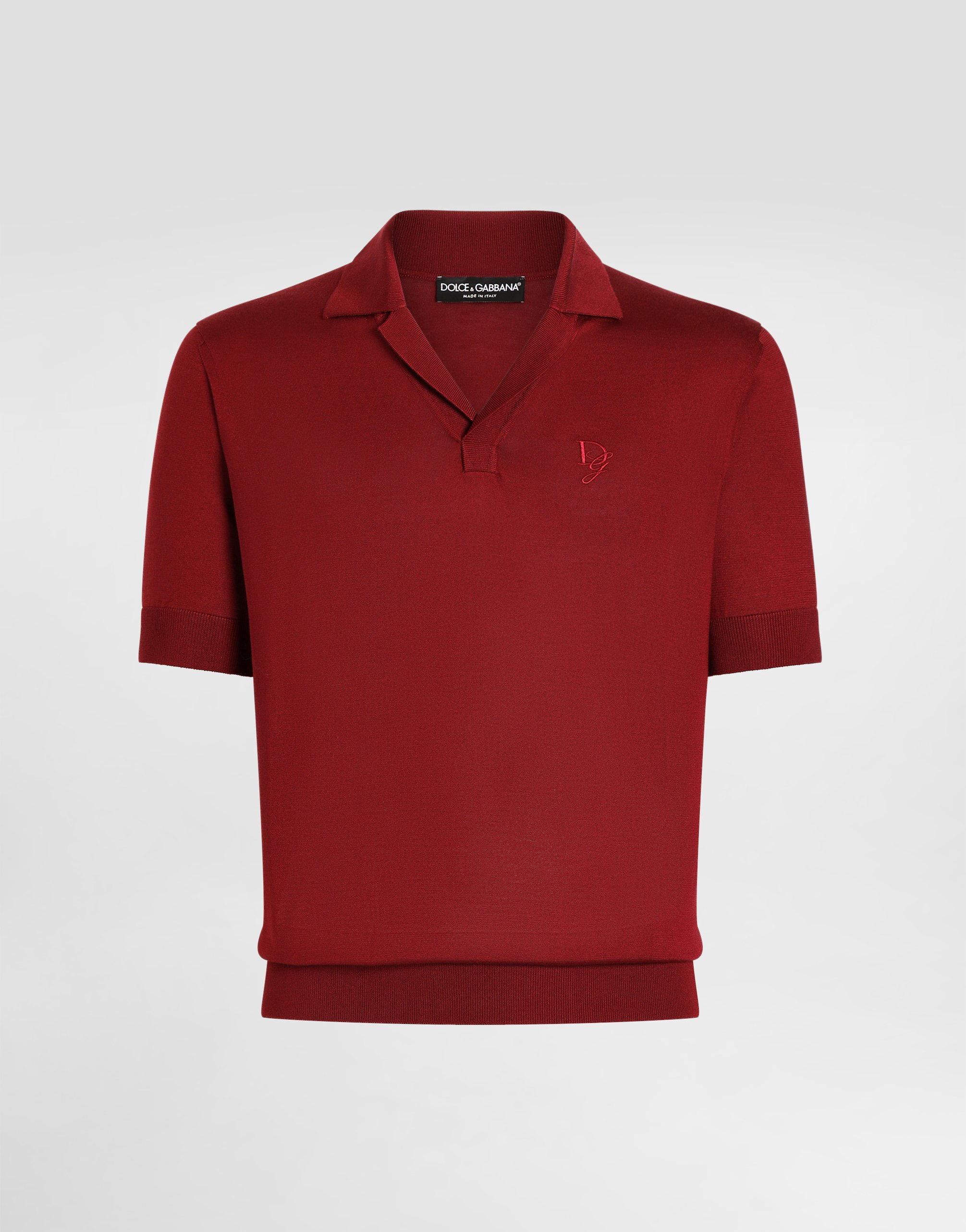Шелковая поло с вышивкой логотипа Dolce & Gabbana, бордовый, Красный, Шелковая поло с вышивкой логотипа Dolce & Gabbana, бордовый
Шелковая поло с вышивкой логотипа Dolce & Gabbana, бордовый, Красный, Шелковая поло с вышивкой логотипа Dolce & Gabbana, бордовый