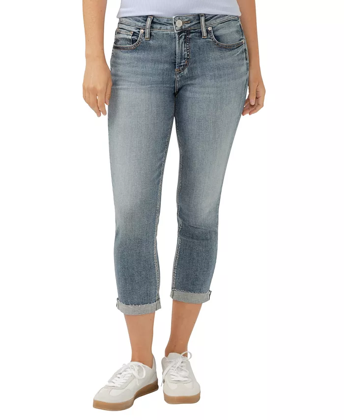 Женские капри Elyse с завышенной талией и удобной посадкой Silver Jeans Co., синий
Женские капри Elyse с завышенной талией и удобной посадкой Silver Jeans Co., синий