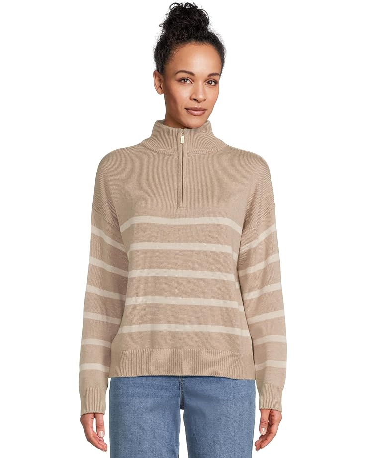 Женский свитер Splendid Georgie Stripe 1/4 Zip, Light Cedar Heather/Pale Oak
Женский свитер Splendid Georgie Stripe 1/4 Zip, Light Cedar Heather/Pale Oak