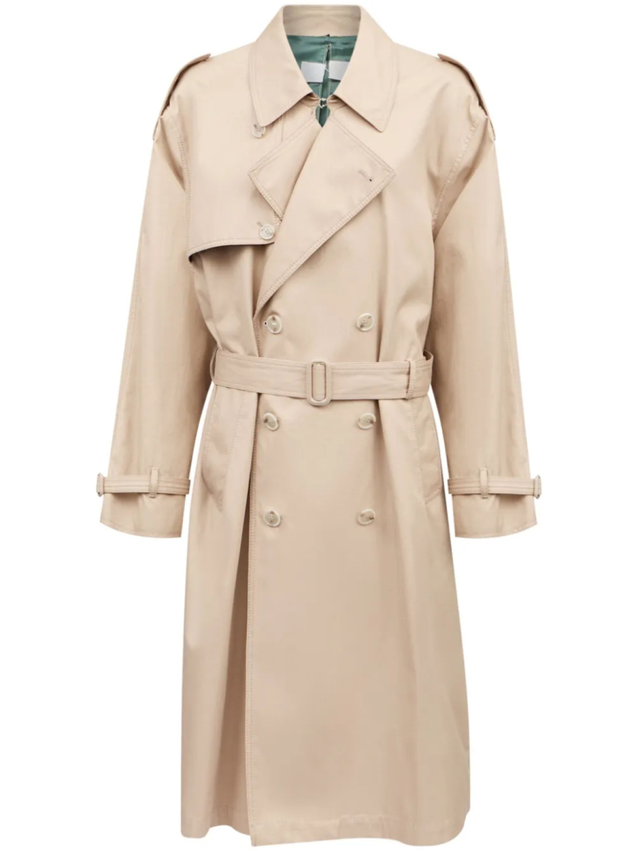 MM6 Maison Margiela тренч с поясом, нейтральный цвет
MM6 Maison Margiela тренч с поясом, нейтральный цвет