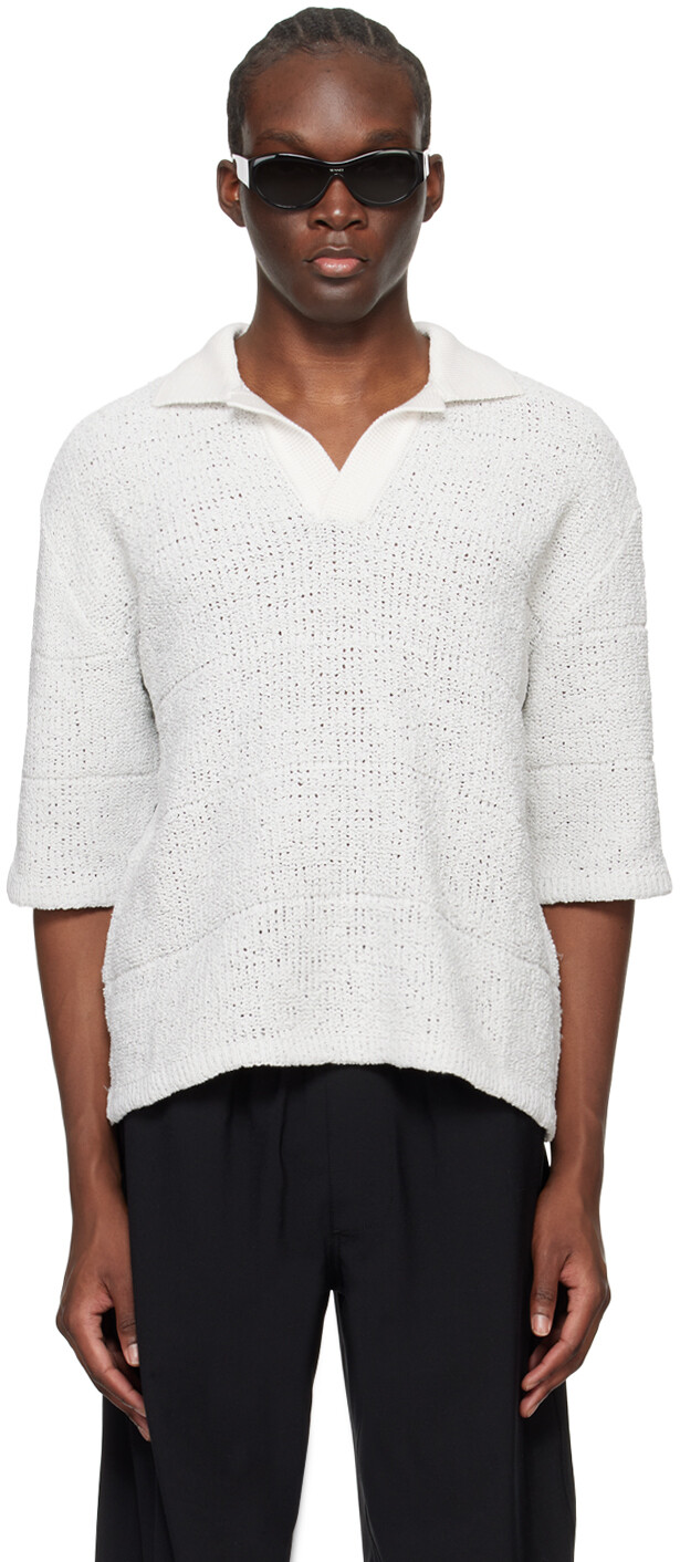 Серая футболка-поло с открытым воротником Sunnei
Серая футболка-поло с открытым воротником Sunnei