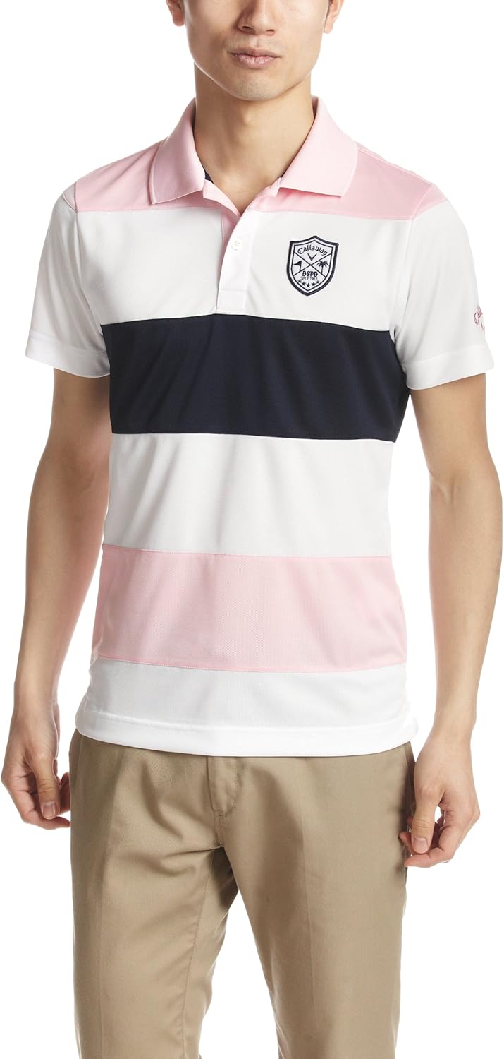 Одежда Callaway. Влагоотводящая, быстросохнущая полосатая рубашка-поло из пике, розовый
Одежда Callaway. Влагоотводящая, быстросохнущая полосатая рубашка-поло из пике, розовый