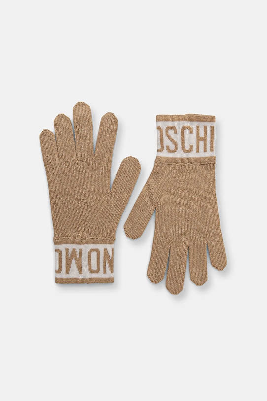Перчатки из смесовой шерсти Moschino, золотой
Перчатки из смесовой шерсти Moschino, золотой