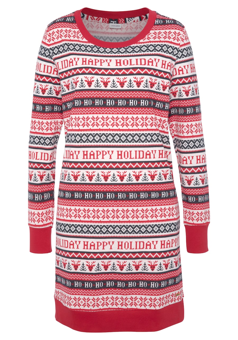 Ночная рубашка LASCANA, красный
Ночная рубашка LASCANA, красный