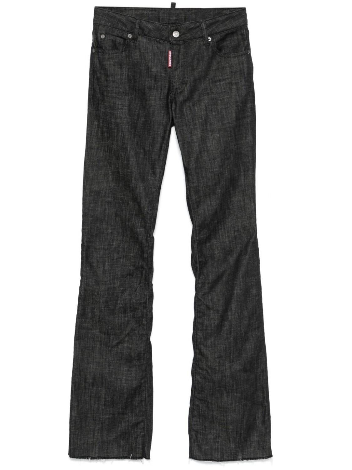 DSQUARED2 расклешенные джинсы средней посадки, черный
DSQUARED2 расклешенные джинсы средней посадки, черный