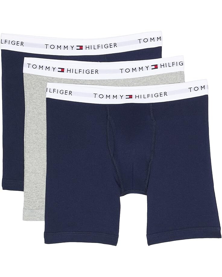 Боксеры Tommy Hilfiger Cotton Classics Boxer Brief 3-Pack, цвет Dark Navy
Боксеры Tommy Hilfiger Cotton Classics Boxer Brief 3-Pack, цвет Dark Navy