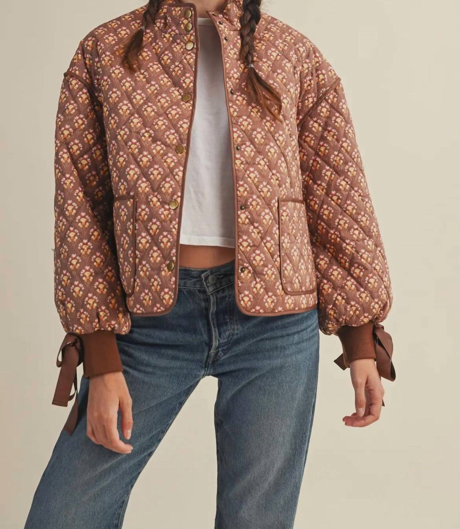 En Merci Куртка Джеки коричневого цвета
En Merci Куртка Джеки коричневого цвета