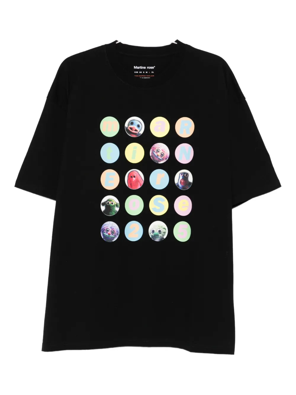 Футболка из хлопка с графическим принтом Martine Rose, черный
Футболка из хлопка с графическим принтом Martine Rose, черный