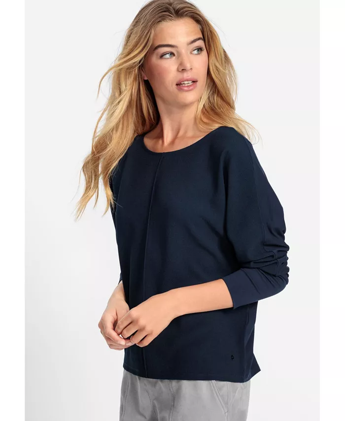 Женская футболка с длинным рукавом и комбинированным принтом Olsen, синий
Женская футболка с длинным рукавом и комбинированным принтом Olsen, синий