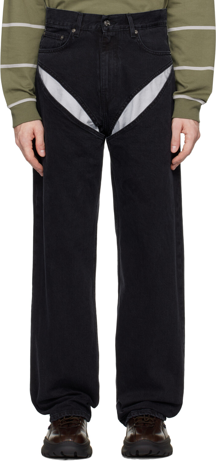 Черные джинсы с вырезами Y/Project, Evergreen black
Черные джинсы с вырезами Y/Project, Evergreen black