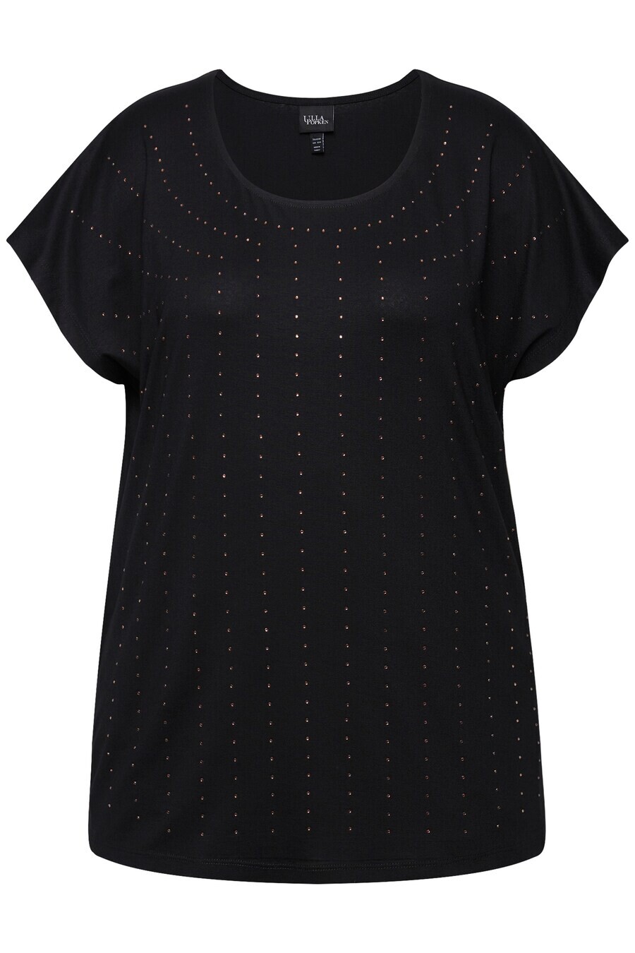 Футболка Ulla Popken Shirt, черный 
Футболка Ulla Popken Shirt, черный