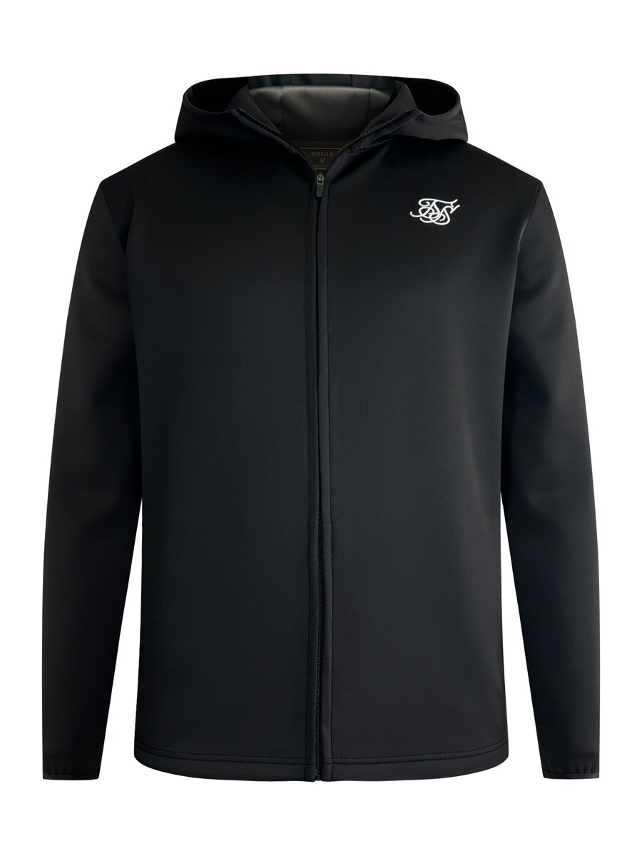 Толстовка с капюшоном на молнии SikSilk, черный
Толстовка с капюшоном на молнии SikSilk, черный
