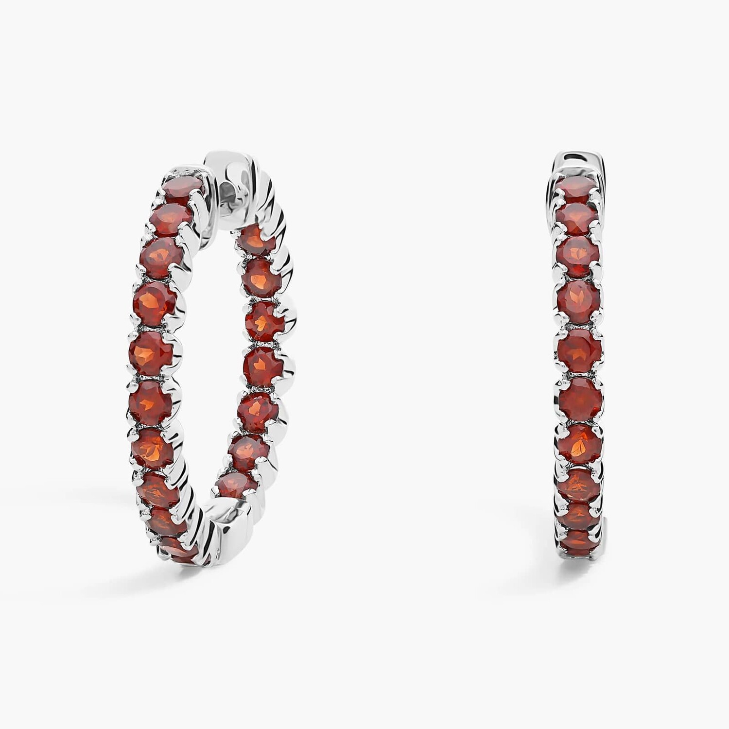 Серьги-кольца с гранатом из стерлингового серебра (2,5 мм) Blue Nile
Серьги-кольца с гранатом из стерлингового серебра (2,5 мм) Blue Nile