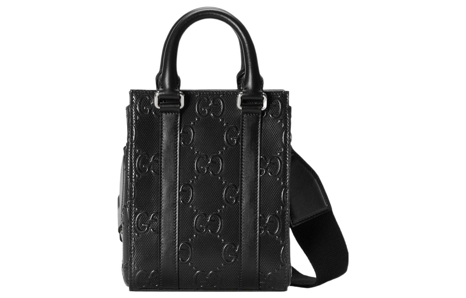 Кожаная сумка-шоппер через плечо миниатюрная мужская черная GUCCI
Кожаная сумка-шоппер через плечо миниатюрная мужская черная GUCCI