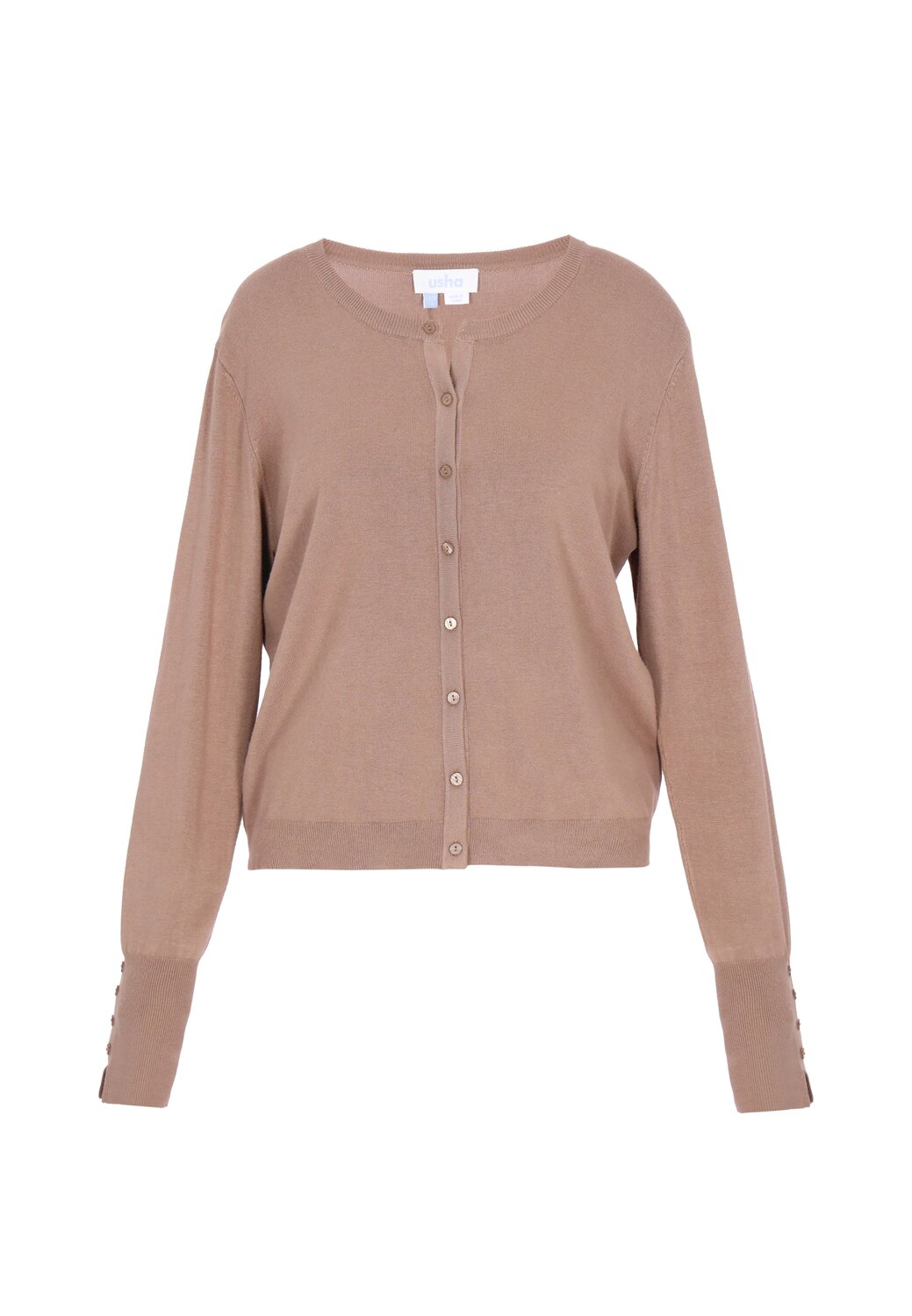 Usha BLUE LABEL Вязаный кардиган Taupe
Usha BLUE LABEL Вязаный кардиган Taupe