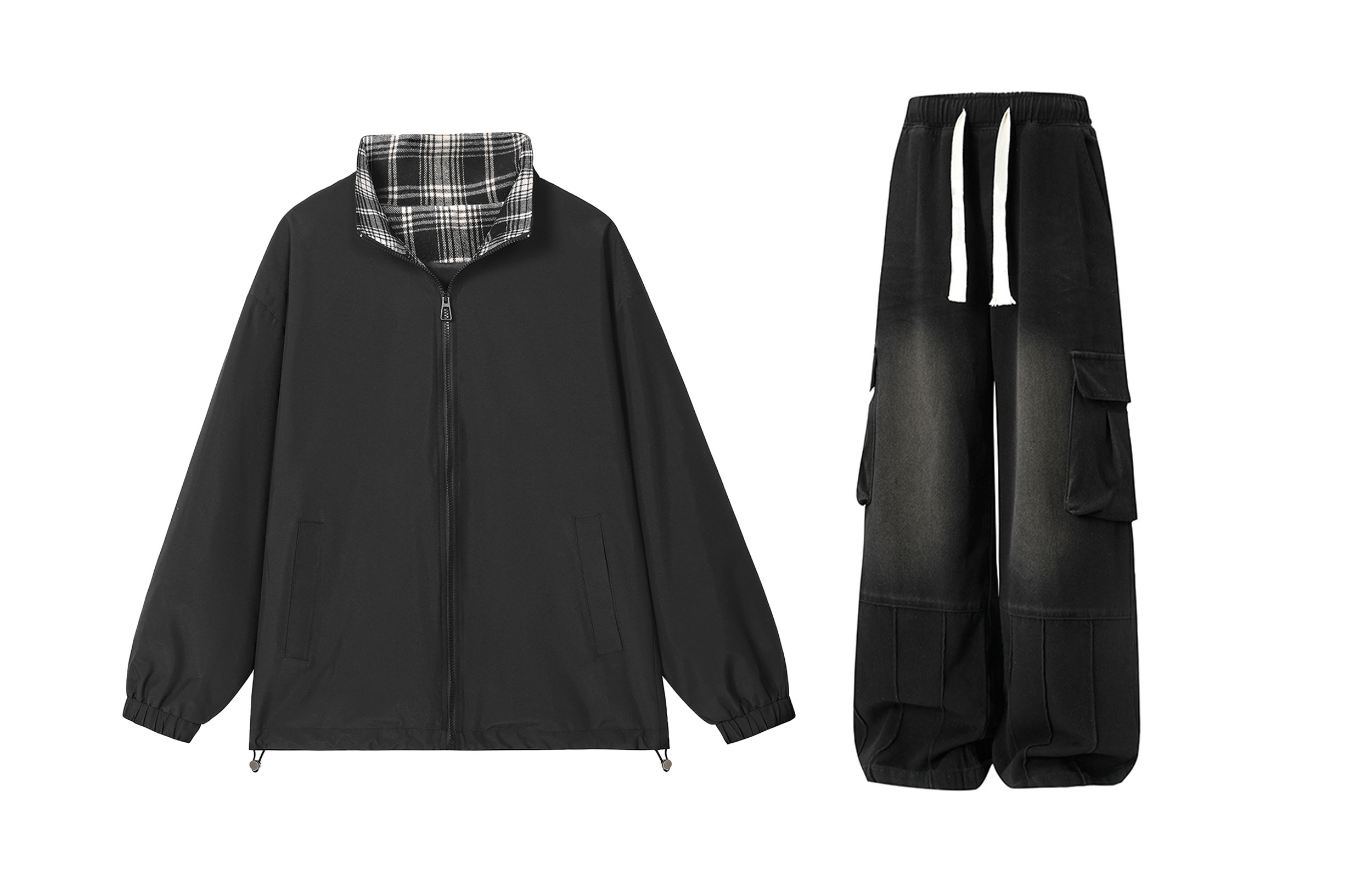 Повседневная спортивная одежда Unisex с лацканом Moderate X1617, черный top+черный pants
Повседневная спортивная одежда Unisex с лацканом Moderate X1617, черный top+черный pants