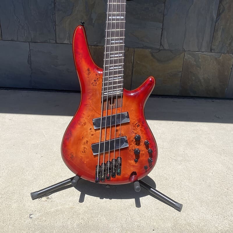 Басс гитара Ibanez SRMS805BTT SR Bass Workshop 5-string Bass Multiscale Brown Topaz Burst
Басс гитара Ibanez SRMS805BTT SR Bass Workshop 5-string Bass Multiscale Brown Topaz Burst