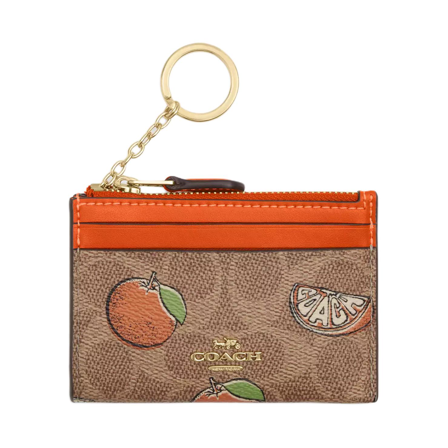 Кожаный картхолдер мини women's orange COACH, оранжевый
Кожаный картхолдер мини women's orange COACH, оранжевый