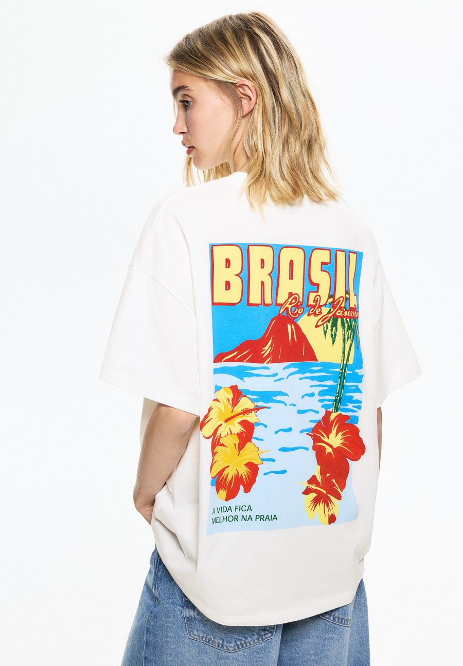 Футболка PULL&BEAR BRAZILIAN, White
Футболка PULL&BEAR BRAZILIAN, White