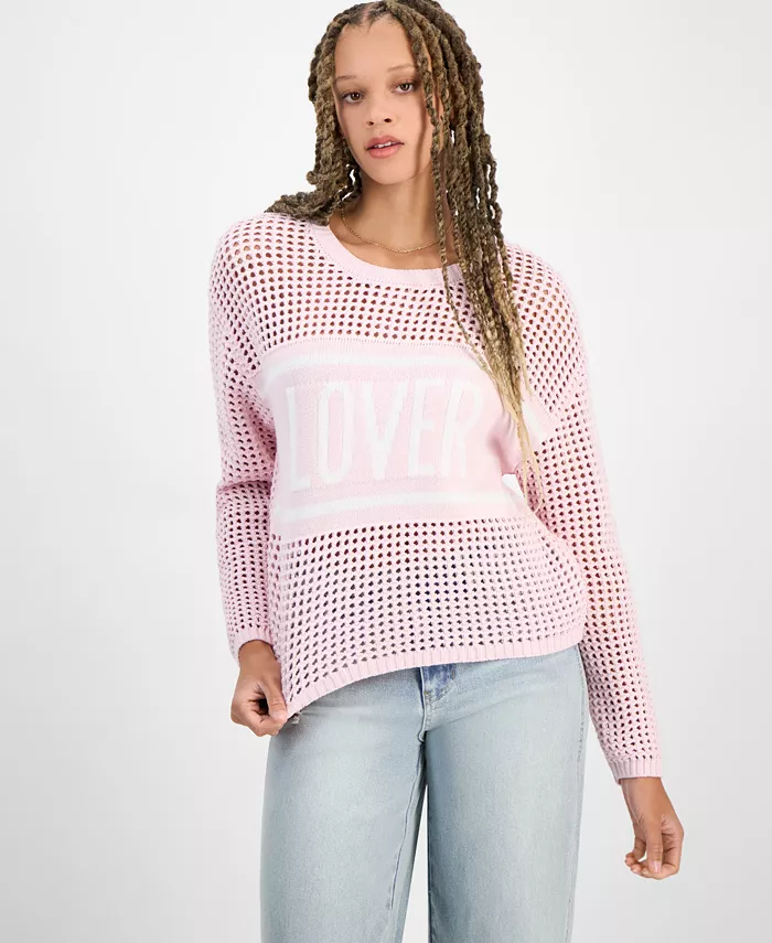 Джемпер с ажурной вязкой для подростков Hooked Up by IOT, розовый
Джемпер с ажурной вязкой для подростков Hooked Up by IOT, розовый