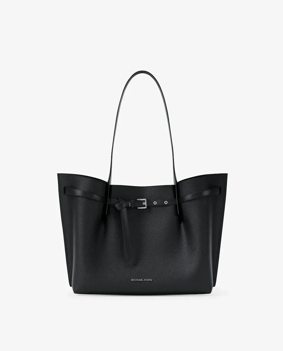 Большая сумка-тоут Emilia из зернистой кожи Michael Michael Kors, черный
Большая сумка-тоут Emilia из зернистой кожи Michael Michael Kors, черный