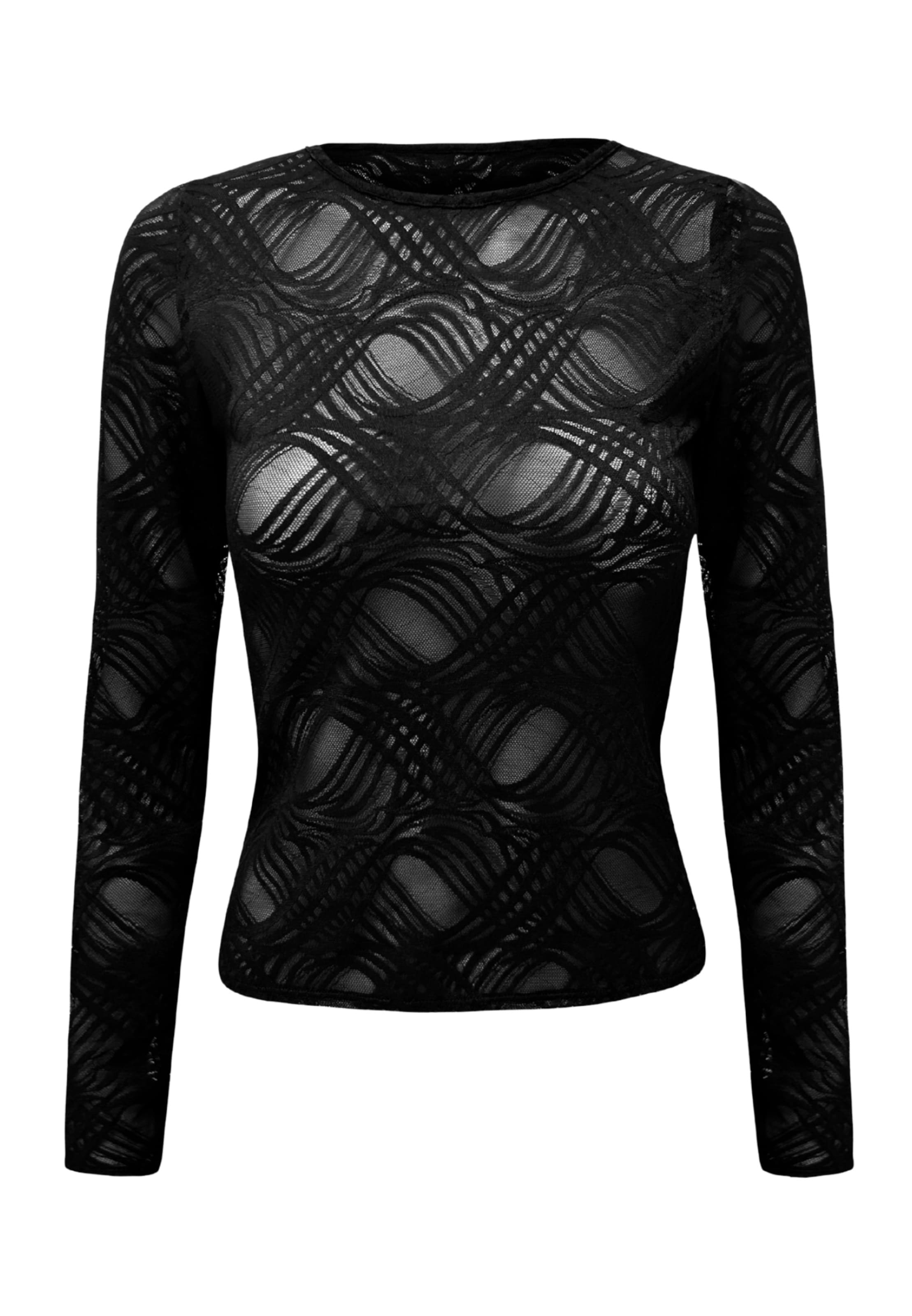 OW Collection Лонгслив 'Larissa' в черном цвете
OW Collection Лонгслив 'Larissa' в черном цвете