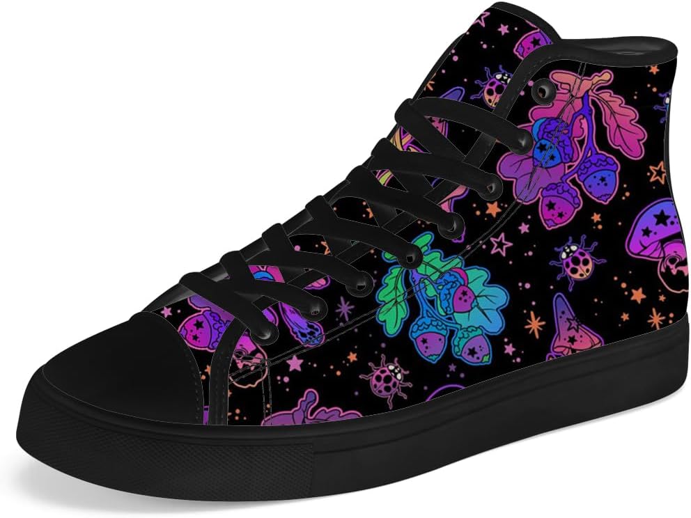 Кеды на высокой подошве chebing с рисунком психоделических грибов для мужчин и женщин, шнуровка, повседневная обувь, подарок для него и нее, синий
Кеды на высокой подошве chebing с рисунком психоделических грибов для мужчин и женщин, шнуровка, повседневная обувь, подарок для него и нее, синий