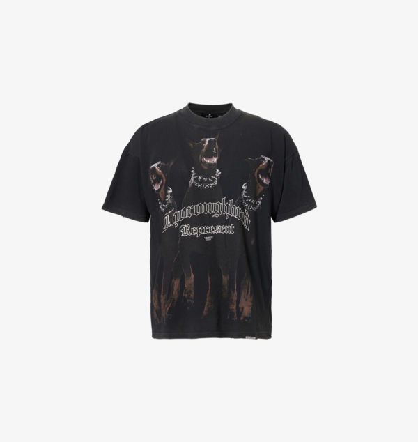 Футболка из хлопка с графическим принтом чистокровной породы Represent, черный
Футболка из хлопка с графическим принтом чистокровной породы Represent, черный