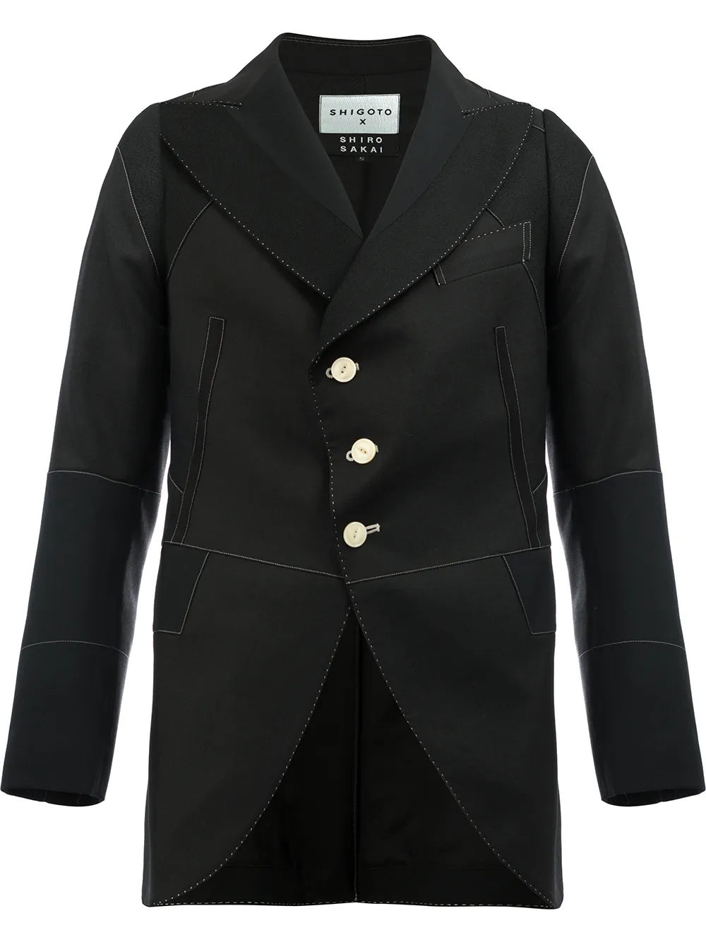 Пиджак SHIGOTO X SHIRO SAKAI, черный
Пиджак SHIGOTO X SHIRO SAKAI, черный