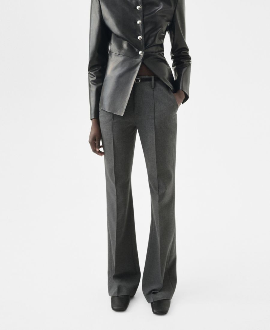 Женские прямые брюки с поясом MANGO, Gray
Женские прямые брюки с поясом MANGO, Gray