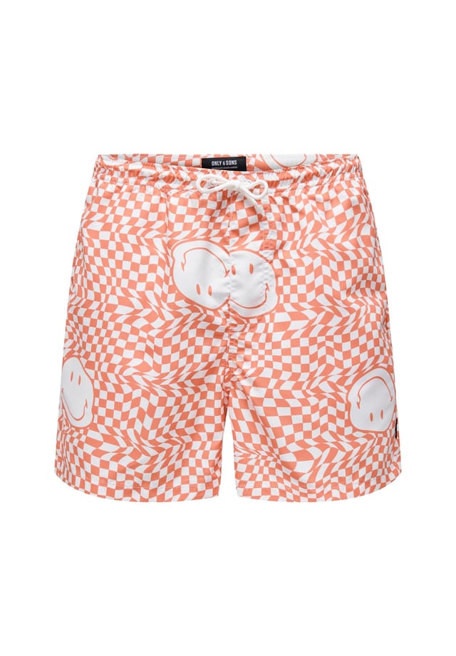 Плавки-Шорты с эластичным поясом и шнурком Only & Sons, оранжевый
Плавки-Шорты с эластичным поясом и шнурком Only & Sons, оранжевый