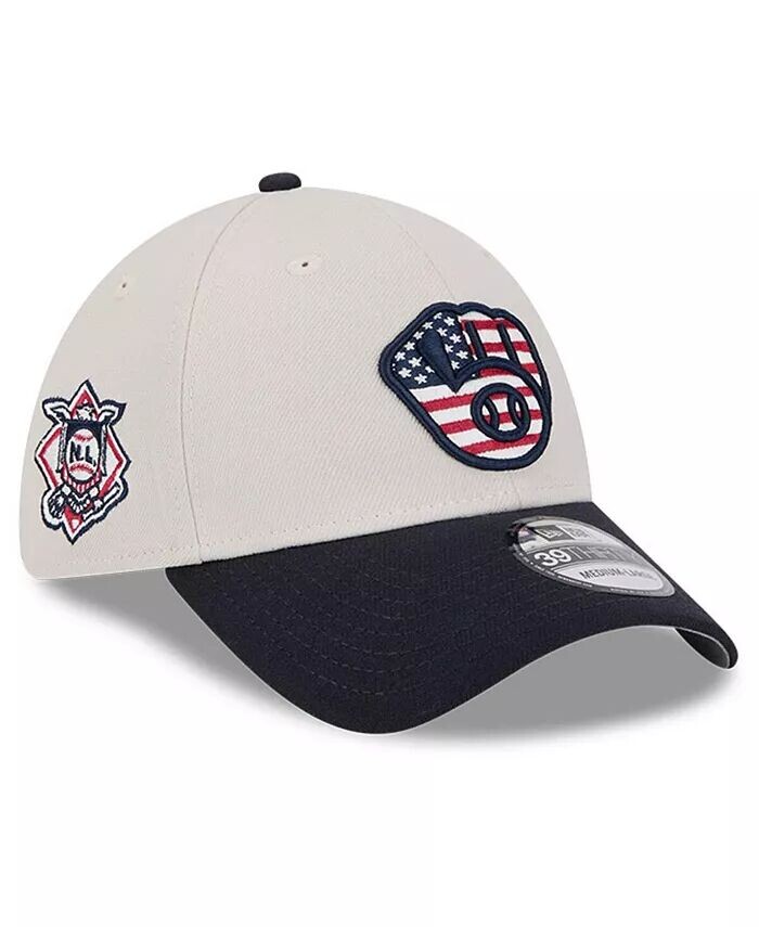 Мужская черная гибкая кепка Milwaukee Brewers 2024 Четвертое июля 39THIRTY New Era, бежевый
Мужская черная гибкая кепка Milwaukee Brewers 2024 Четвертое июля 39THIRTY New Era, бежевый