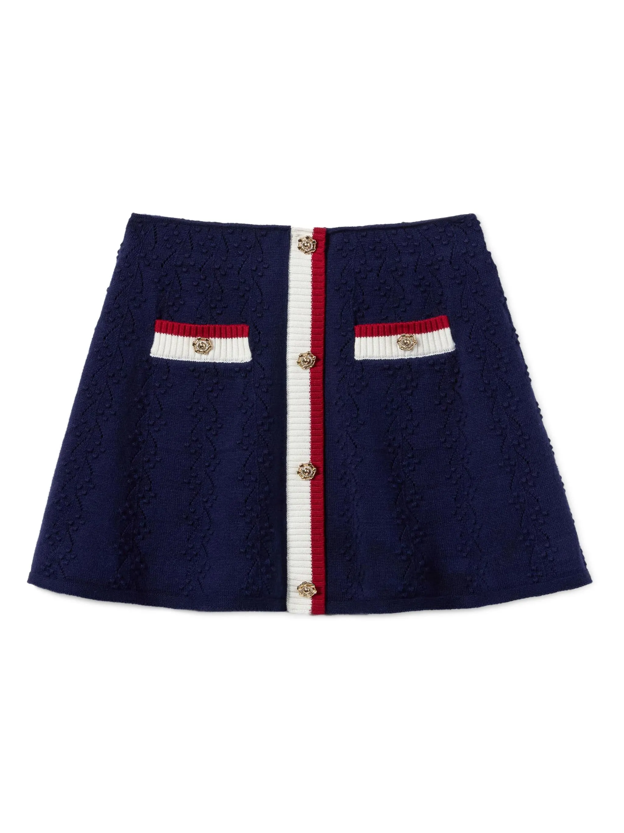 Трикотажная юбка Self-Portrait Kids, синий
Трикотажная юбка Self-Portrait Kids, синий