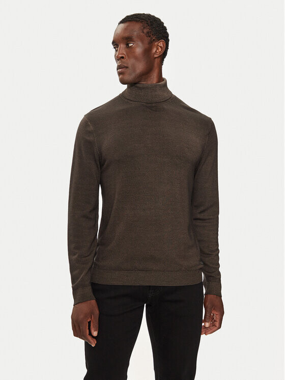 Свитер с высоким воротником обычного кроя Pierre Cardin, коричневый
Свитер с высоким воротником обычного кроя Pierre Cardin, коричневый