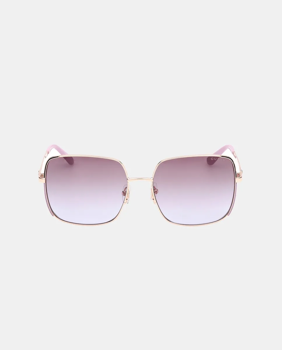 Женские квадратные солнцезащитные очки в металлической оправе с градиентными линзами Guess, бежевый
Женские квадратные солнцезащитные очки в металлической оправе с градиентными линзами Guess, бежевый