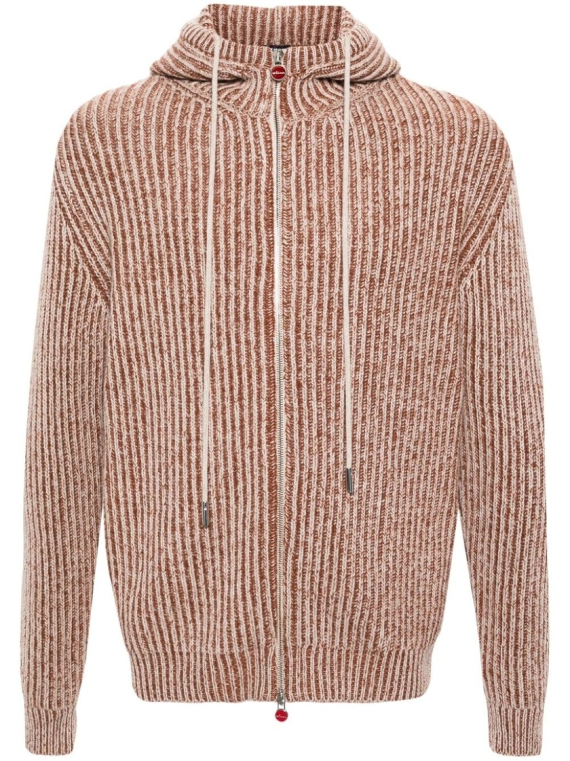 Кардиган в рубчик с капюшоном Kiton, оранжевый
Кардиган в рубчик с капюшоном Kiton, оранжевый