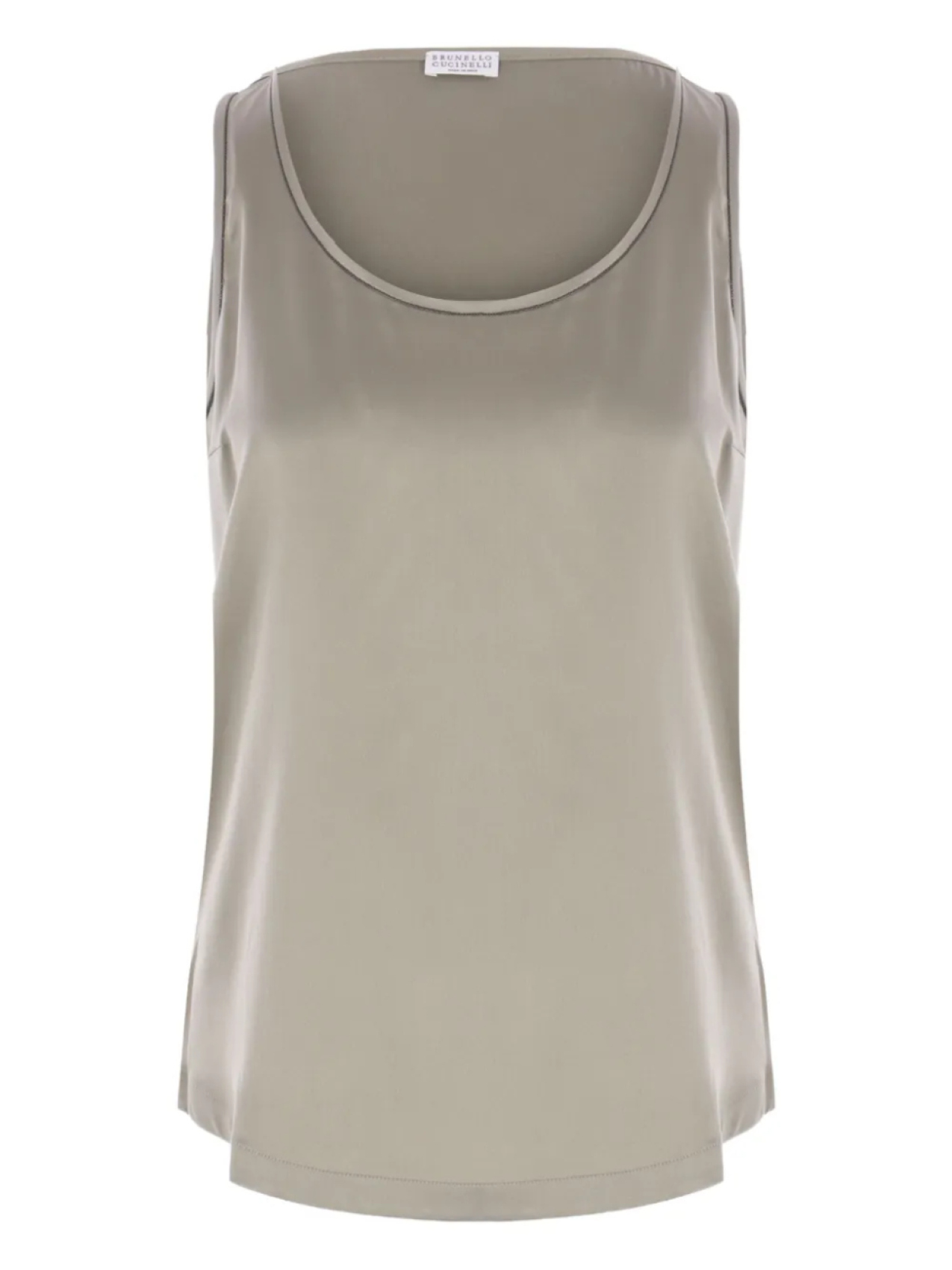 Шелковая майка Brunello Cucinelli, нейтральный
Шелковая майка Brunello Cucinelli, нейтральный