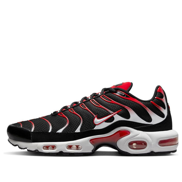 Кроссовки air max plus 'black whiteuniversity red' Nike, черный 
Кроссовки air max plus 'black whiteuniversity red' Nike, черный