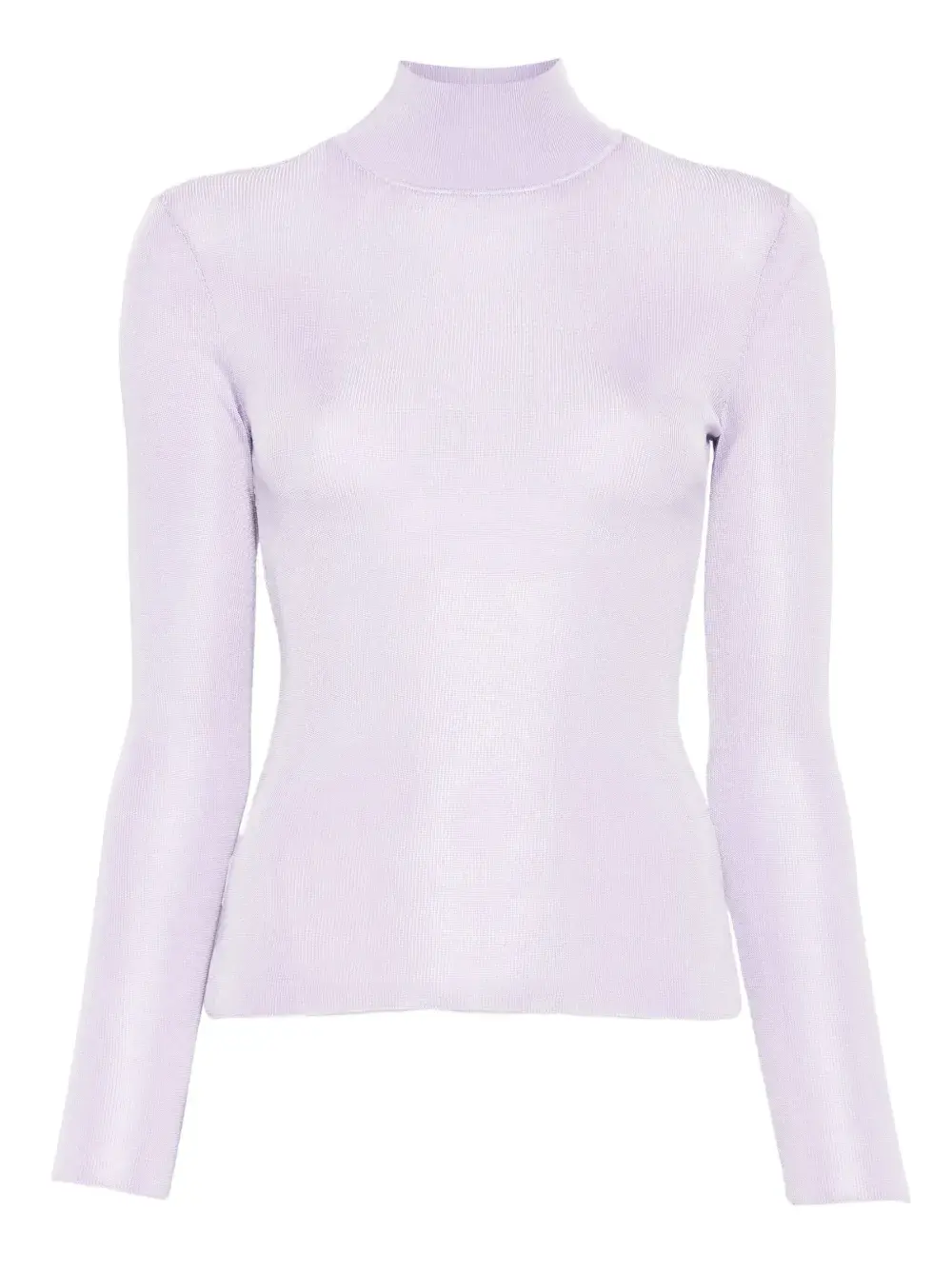 Ребристый топ с высоким воротом Self-Portrait, фиолетовый
Ребристый топ с высоким воротом Self-Portrait, фиолетовый