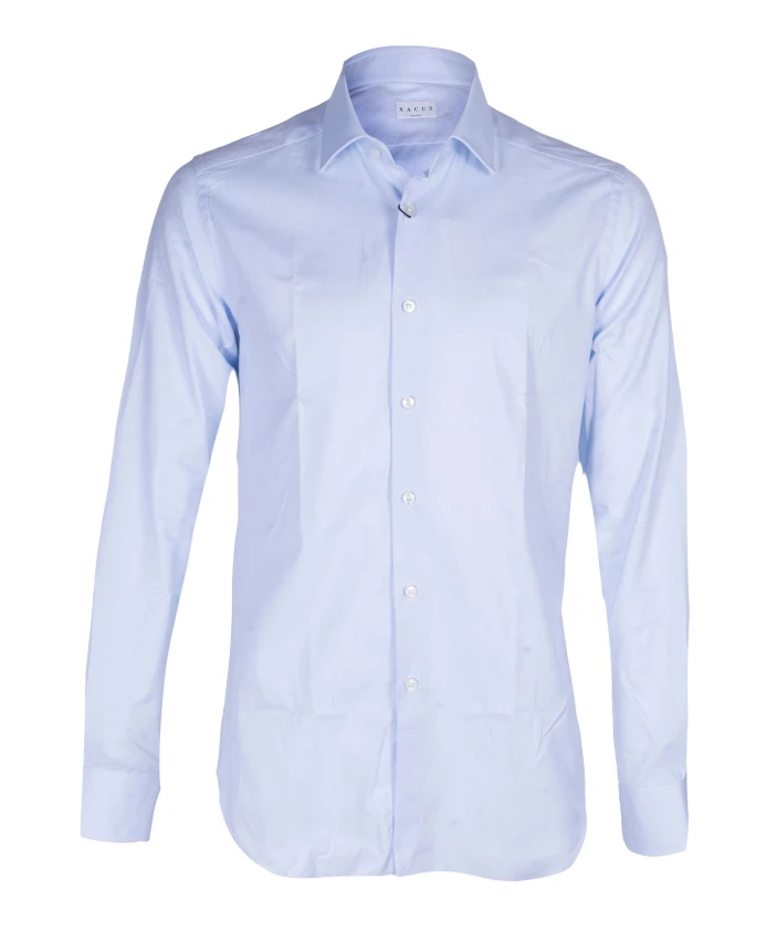 Классическая хлопковая рубашка, сшитая на заказ в Италии. Xacus, синий
Классическая хлопковая рубашка, сшитая на заказ в Италии. Xacus, синий