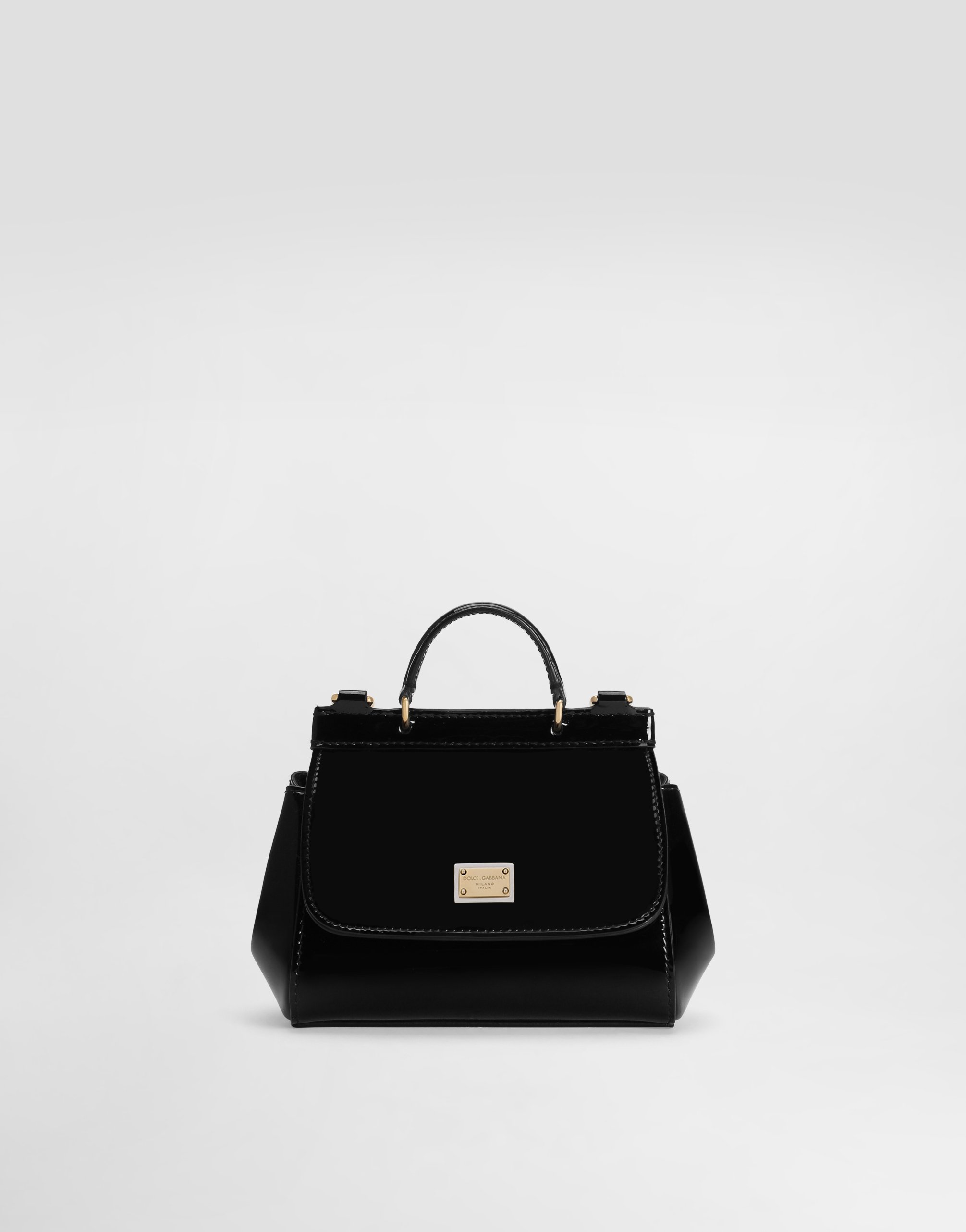 Мини-сумка Sicily из лакированной кожи Dolce&Gabbana, черный
Мини-сумка Sicily из лакированной кожи Dolce&Gabbana, черный