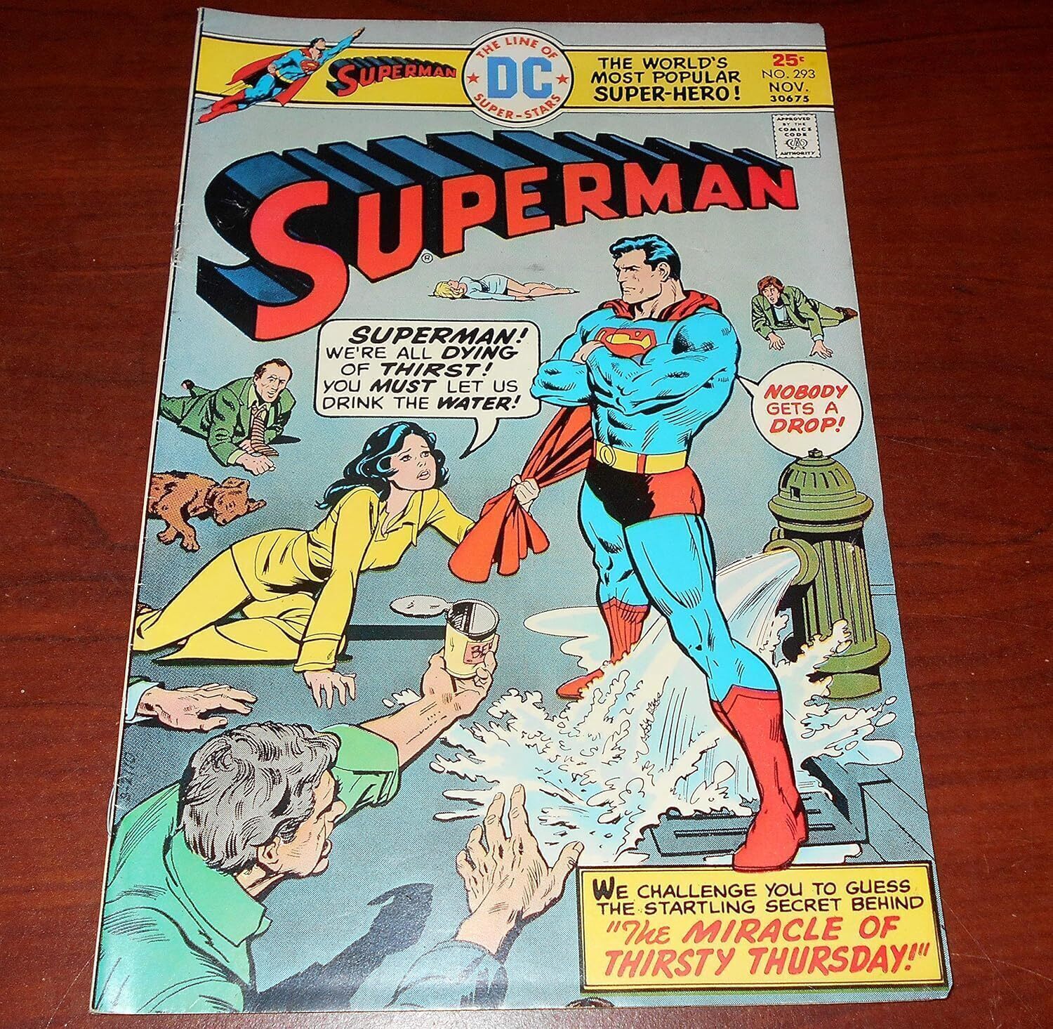 Superman # 293 Nov. 1975 (DC Comics)
Superman # 293 Nov. 1975 (DC Comics)