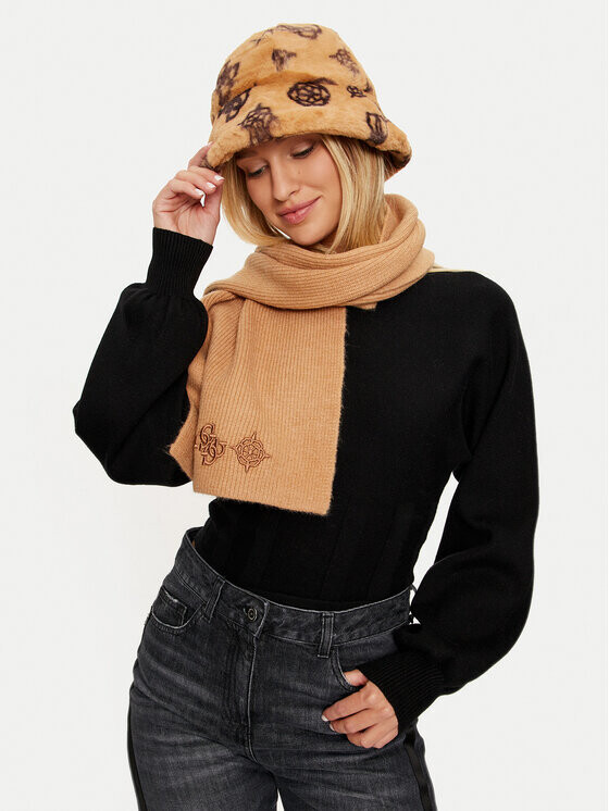 Шляпа Guess, коричневый
Шляпа Guess, коричневый