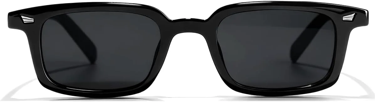 Солнцезащитные очки в стиле ретро прямоугольной формы для женщин и мужчин, маленькая узкая оправа, винтажный стиль 90-х, защита от ультрафиолета UV400 GFUIARA, Black
Солнцезащитные очки в стиле ретро прямоугольной формы для женщин и мужчин, маленькая узкая оправа, винтажный стиль 90-х, защита от ультрафиолета UV400 GFUIARA, Black