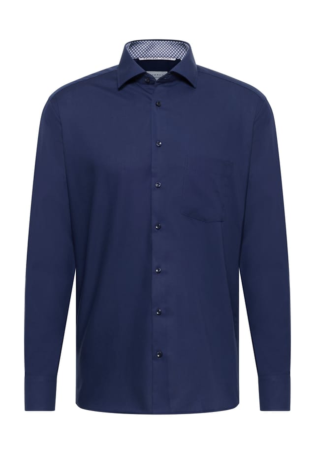 Оригинальная рубашка современного кроя Eterna, синий
Оригинальная рубашка современного кроя Eterna, синий