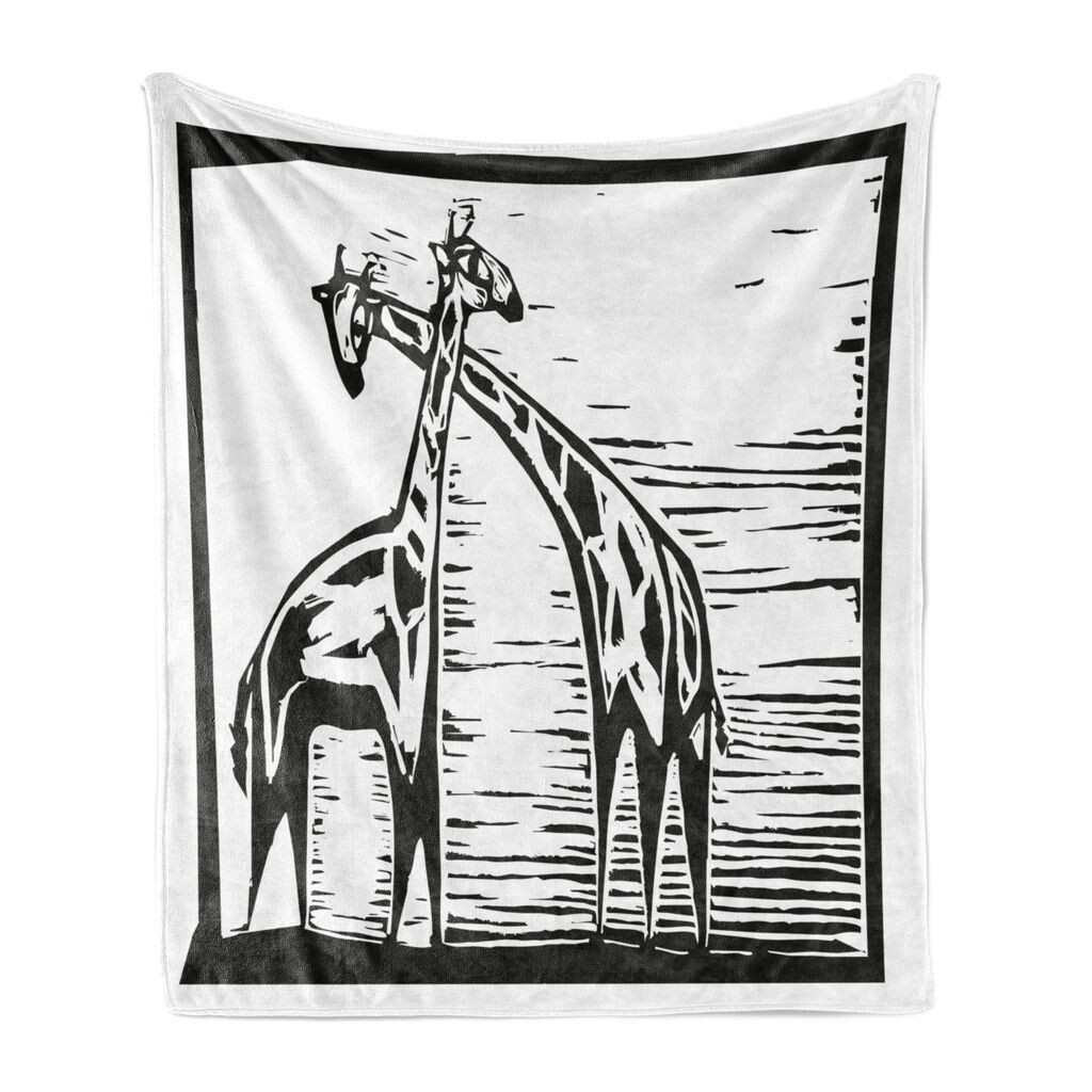 Мягкое фланелевое флисовое одеяло ABAKUHAUS Giraffe, гравюра на дереве, художественный африканский эскиз, уютный плюш для использования в помещении и на открытом воздухе, 125 x 175 см, угольно-серый и белый
Мягкое фланелевое флисовое одеяло ABAKUHAUS Giraffe, гравюра на дереве, художественный африканский эскиз, уютный плюш для использования в помещении и на открытом воздухе, 125 x 175 см, угольно-серый и белый