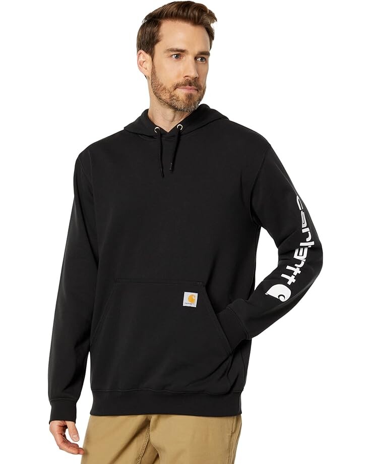 Толстовка Carhartt Midweight Signature Sleeve Logo Hooded, черный
Толстовка Carhartt Midweight Signature Sleeve Logo Hooded, черный
