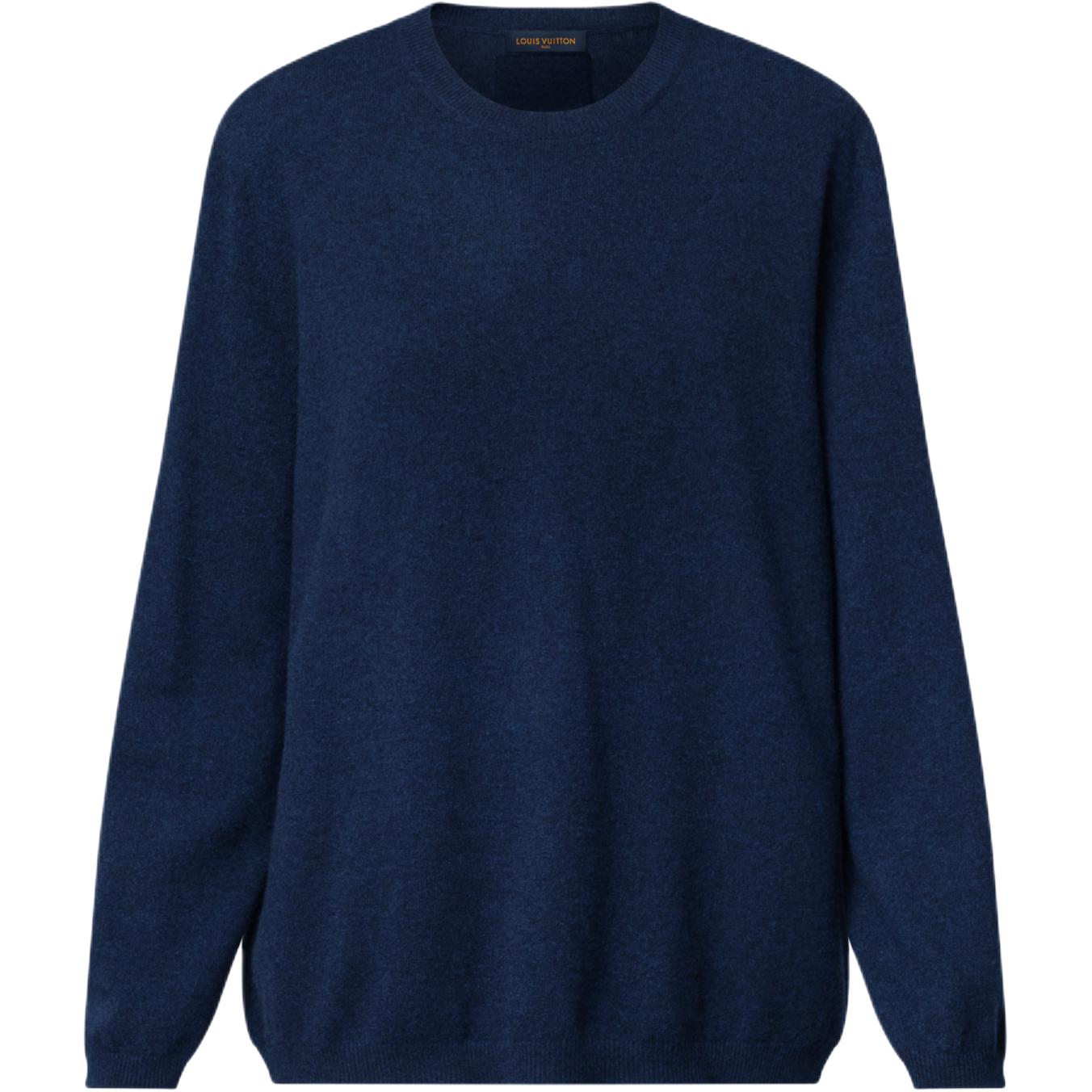 Беспрошивной кашемировый пуловер LOUIS VUITTON, синий
Беспрошивной кашемировый пуловер LOUIS VUITTON, синий