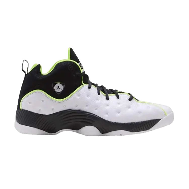 Кроссовки Jordan Jumpman Team II 'White Volt Black', белый
Кроссовки Jordan Jumpman Team II 'White Volt Black', белый
