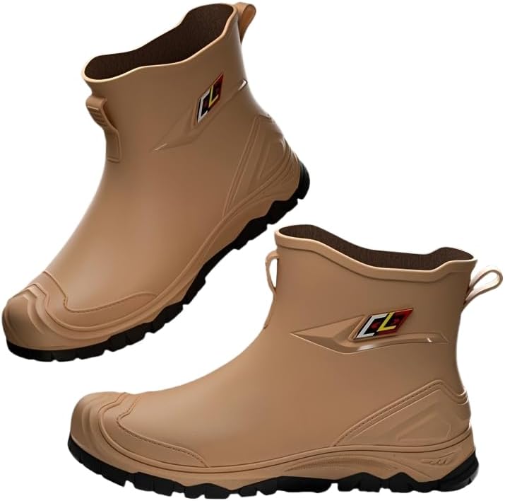 Мужские всесезонные водонепроницаемые резиновые сапоги HoaloX - противоскользящие, для работы на улице с комфортом, Ginger Colored
Мужские всесезонные водонепроницаемые резиновые сапоги HoaloX - противоскользящие, для работы на улице с комфортом, Ginger Colored